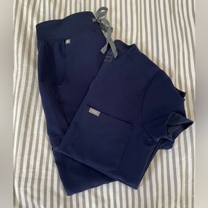 Navy FIGS Scrubs Set
